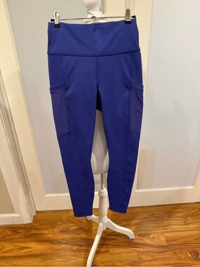 Fabletics High-Rise Performance Leggings in Cobalt